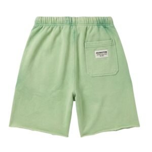 Flag Straight Leg Frayed Shorts
