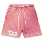 Gymbag Frayed Logo Print Shorts