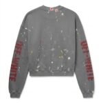 Love Stuff Paint Splattere Sweatshirt