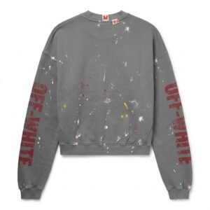 Love Stuff Paint Splattere Sweatshirt