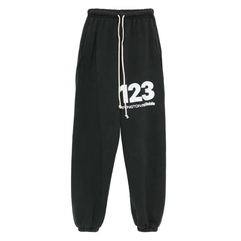 RR123 Logo Print Track Pants