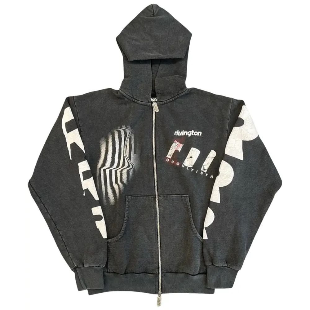 rrr123-apocrypha-zip-hoodie . RRR123 Apocrypha Zip Hoodie