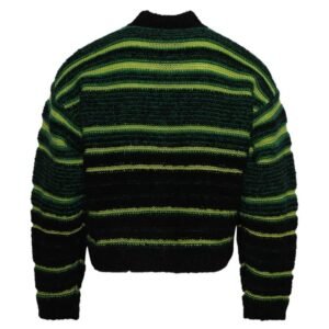 RRR123 Striped Roll Neck Sweater