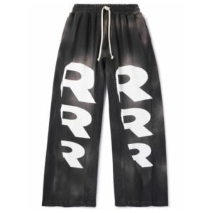 RRR 123 Black Wide Leg Sweatpants