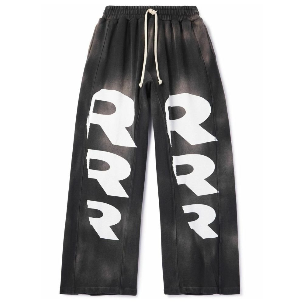 RRR 123 Black Wide Leg Sweatpants