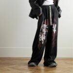 RRR123 Logo-Print Cotton-Jersey Sweatpants