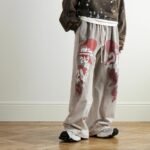 RRR123 Logo-Print Cotton Sweatpants