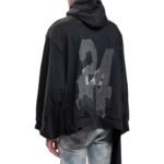RRR123 Graphic Print Hoodie
