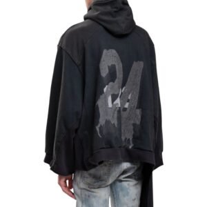 RRR123 Graphic Print Hoodie